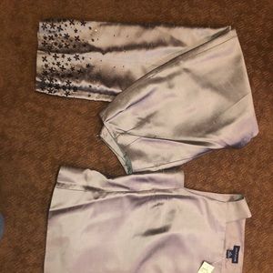 100% silk dress pants